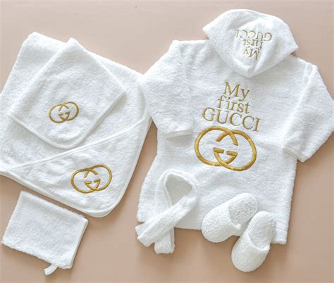 gucci baby bathrobe|women's gucci suit.